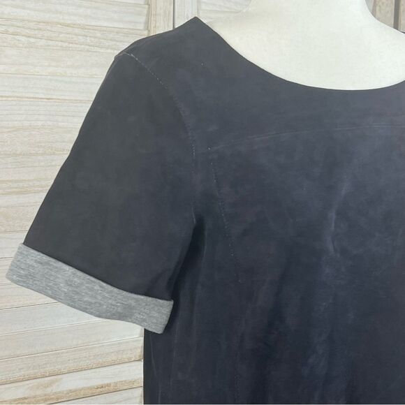 Vince Goat Suede Shift Mini Dress Small - Picture 6 of 15